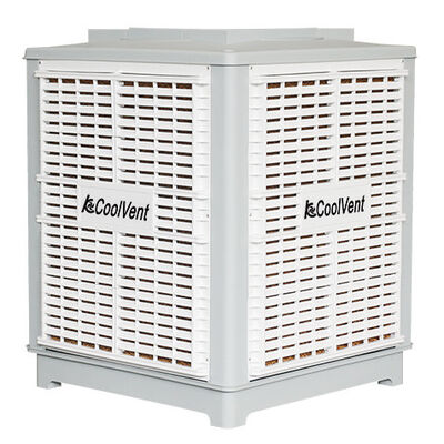 설치된 야외인 SCF-25B 산업적 증발식 냉각기 1.5kW 25000M3/H 14725CFM