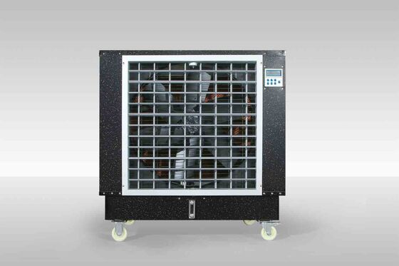 워크샵을 위한 0.37 kw 모바일 증발식 냉각기 120L 검은 스테인레스 강 공랭장치