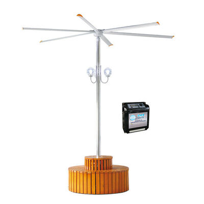 큰 공간, 0.75kW 기어박스 모터, 알루미늄 합금 Fan 날을 위한 크쿨벤트 HB-A2500 HVLS 산업적이 큰 천정 선풍기